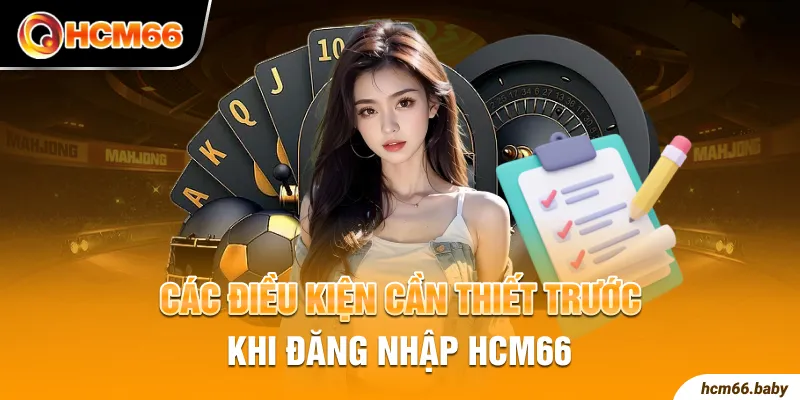 Các điều kiện cần thiết trước khi đăng nhập HCM66