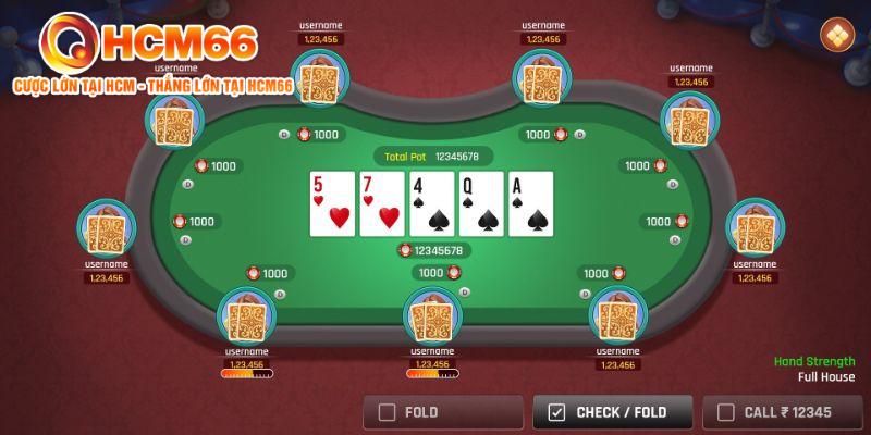 Quy trình tham gia Poker HCM66